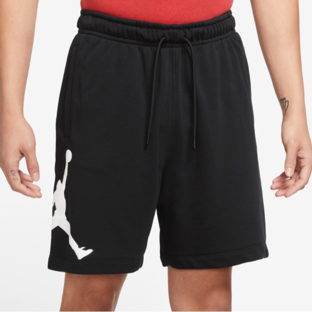 Jordan Fleece Shorts Big Logo Black Men